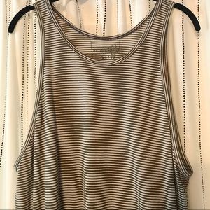 Free People, We the Free: green striped tank